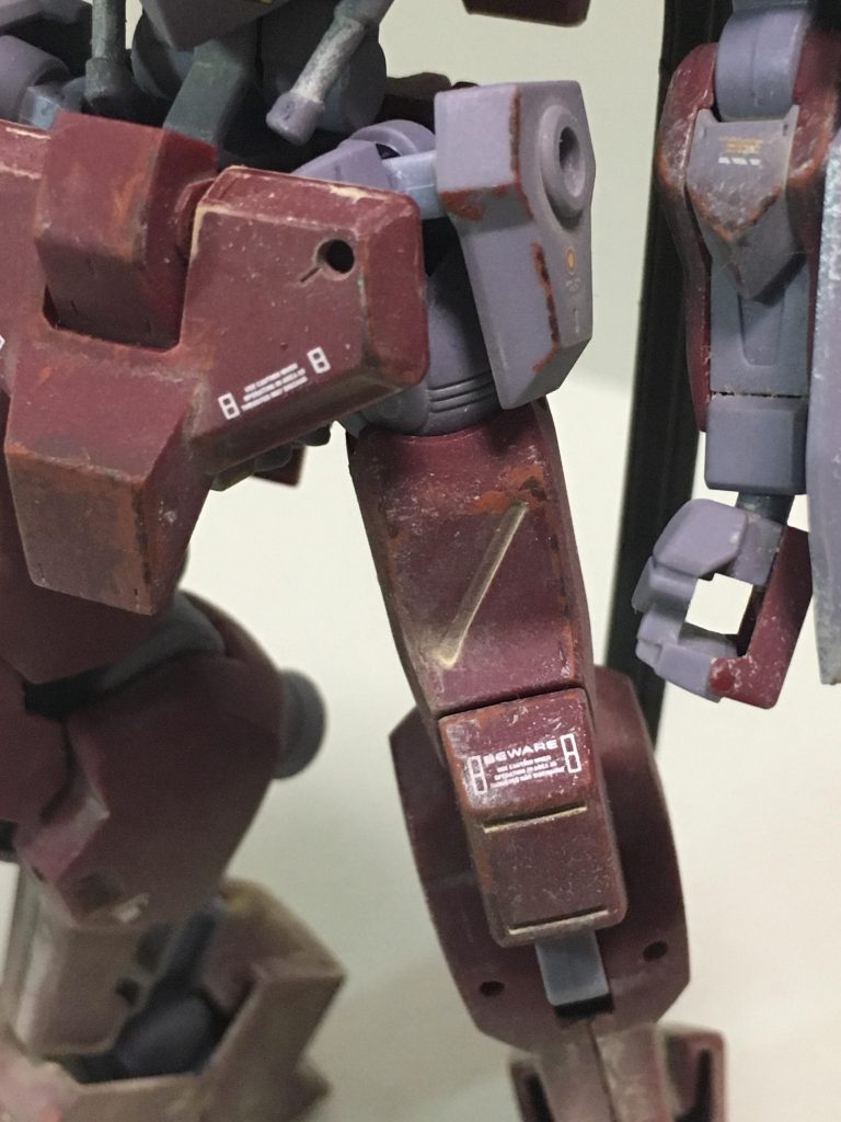 チッピング、ピンウォッシュ 細部