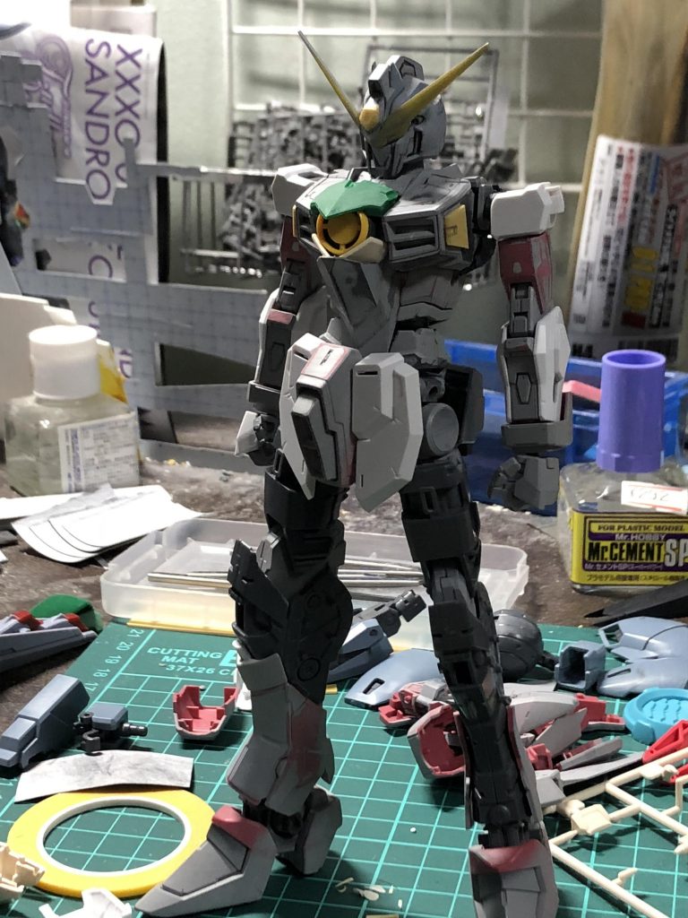 初めはこんな感じです。きっかけはデルタプラスにジャスティスのアンテナがぴったりハマるところから始まりました。