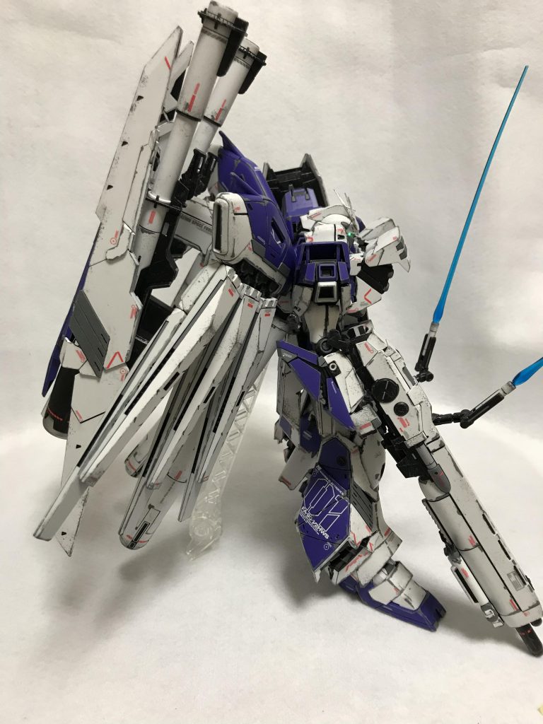 MG HI-νガンダム ver.KA FWS ウェザリング–7枚目/制作者：@gyuuuutora