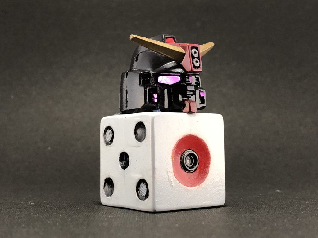 5の目の真ん中を電飾スイッチにしました