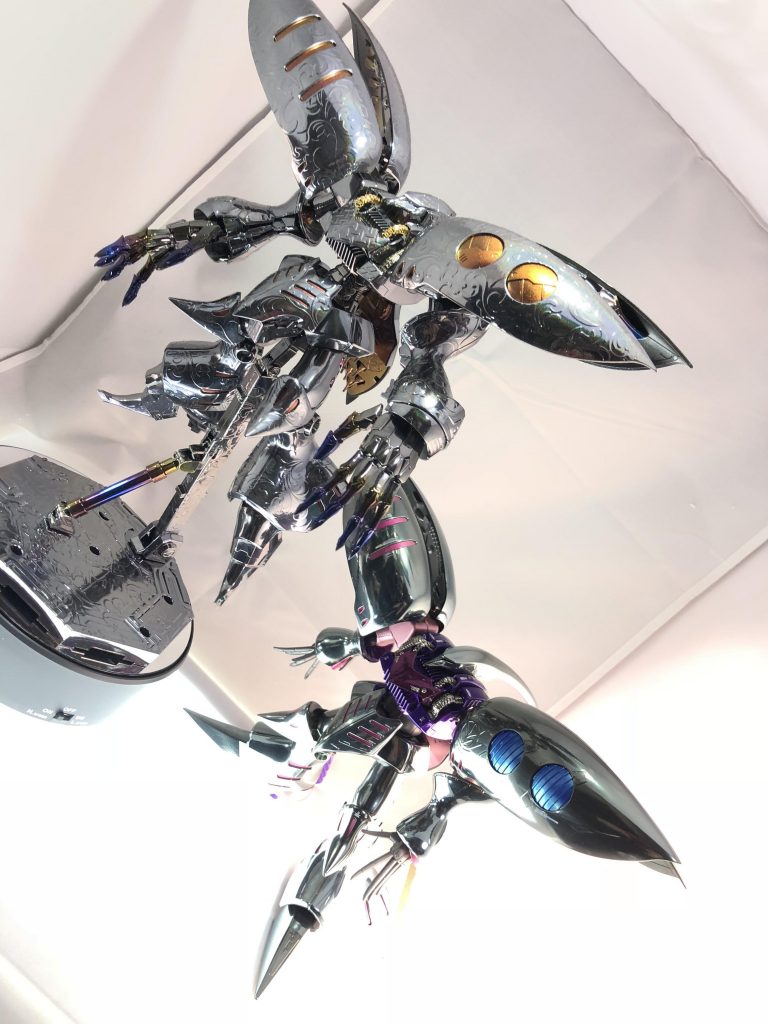 MGキュベレイダムド、エアブラシ・メッキ塗装–9枚目/制作者：kシェパード
