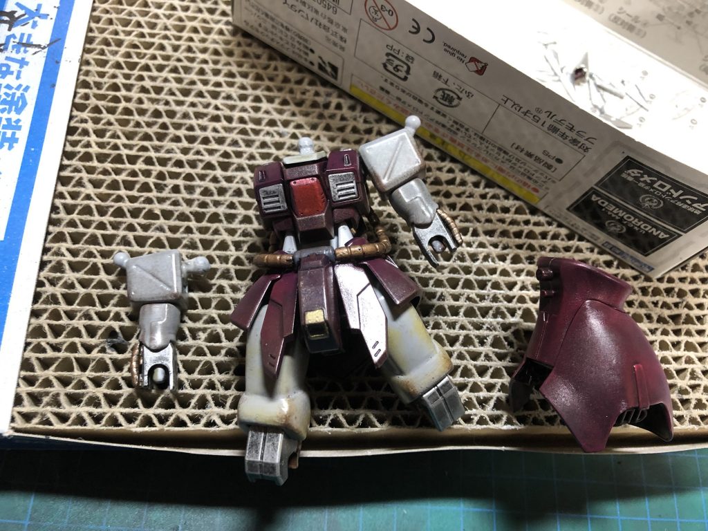 最後はつや消し、ウエザリング