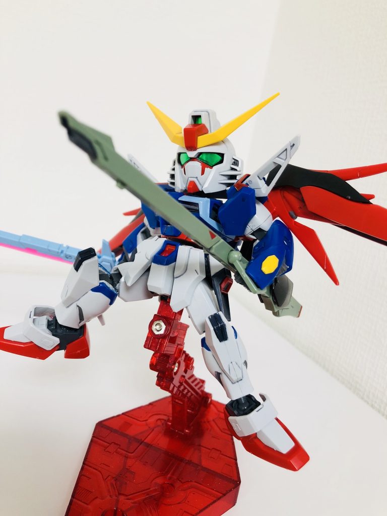 ビーム砲もしっかりグリップを持てます。