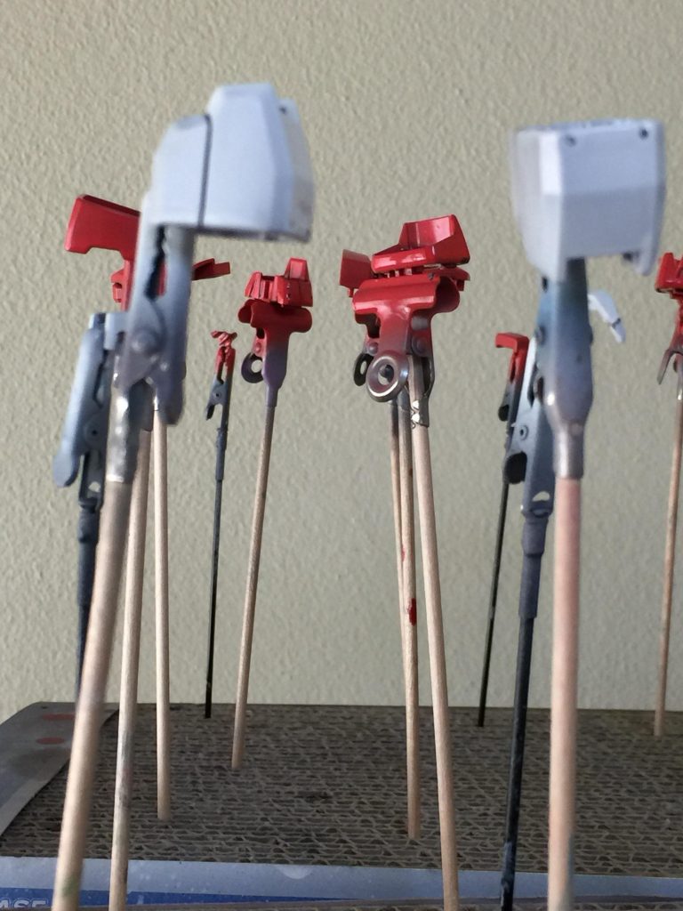 タイタスのスミ入れ制作工程
スジボリ堂のスジボリを使用している為、
今まで 苦手でした
スミ入れが だいぶ 上手くできました。
(笑)