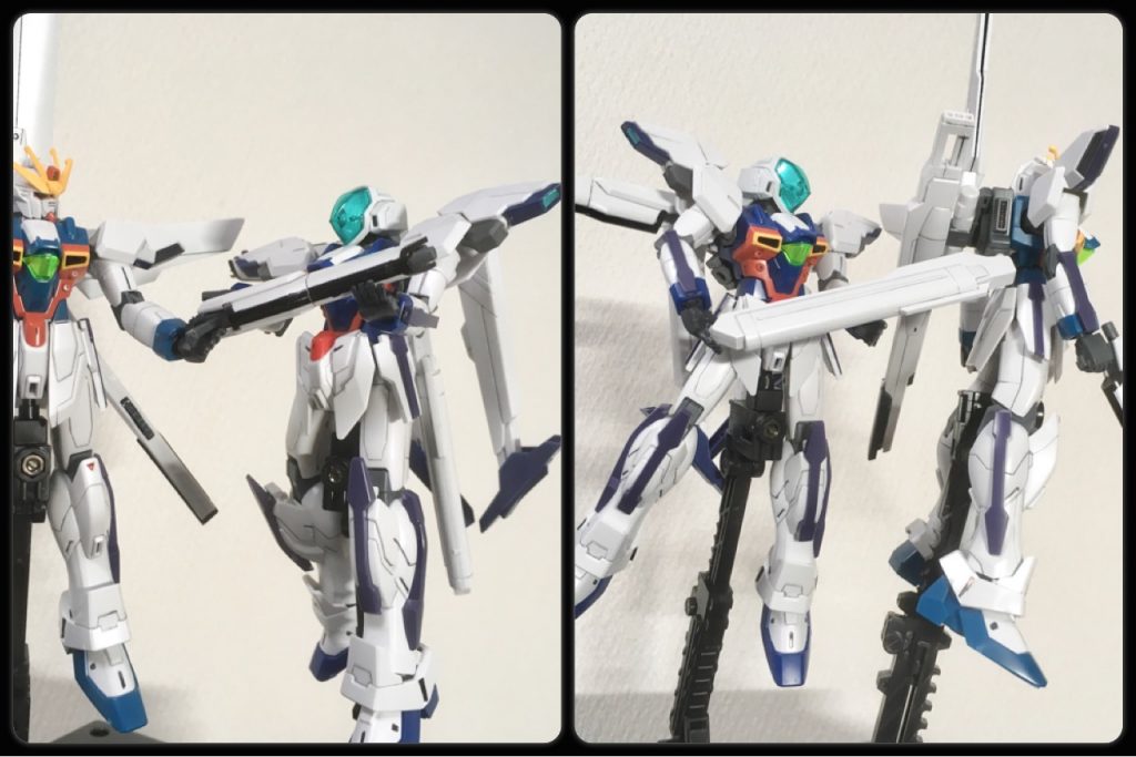 背部フレームにバスターライフルのエネルギーチャージ機構も有しており、弾切れになったバスターライフルを即時交換できる。更にエネルギーチャージパックをGX本体へ接続することでエネルギー補給が可能となっている。