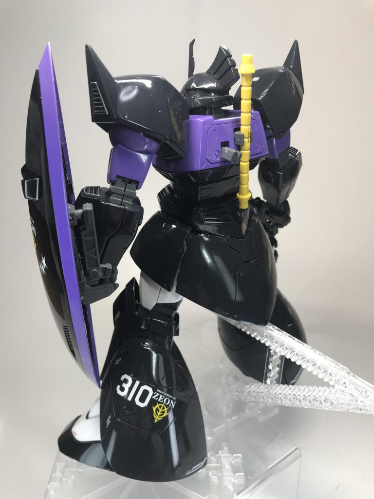 MG ゲルググ  黒い三連星仕様 【ソリッドグロス塗装仕上げ】–5枚目/制作者：モルガナ