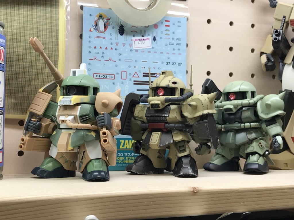 前に作ったものとバランスを照らし合わせて微調整。