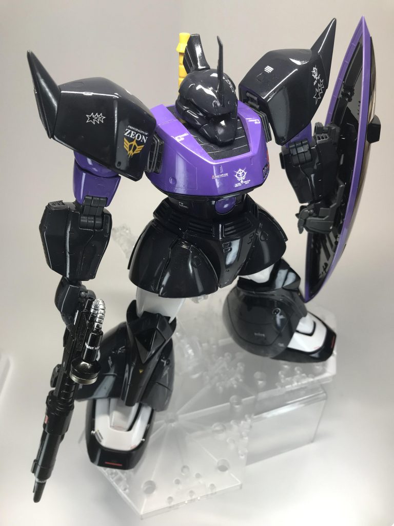 MG ゲルググ  黒い三連星仕様 【ソリッドグロス塗装仕上げ】–9枚目/制作者：モルガナ