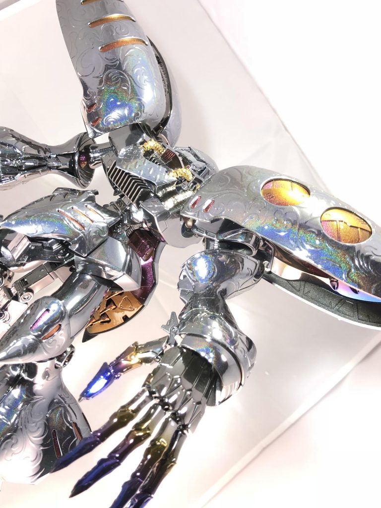 MGキュベレイダムド、エアブラシ・メッキ塗装–2枚目/制作者：kシェパード