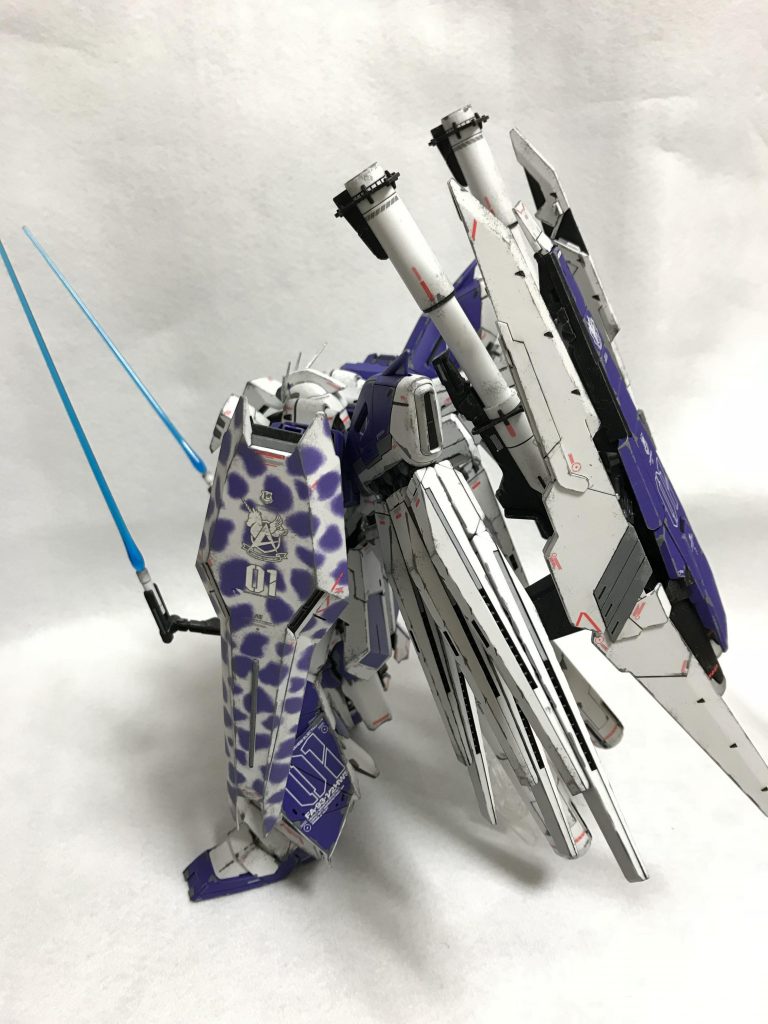 MG HI-νガンダム ver.KA FWS ウェザリング–5枚目/制作者：@gyuuuutora