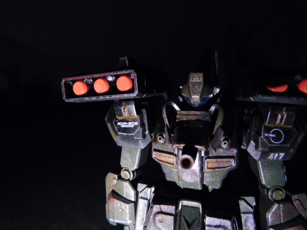 武装類はブラック
本体はフィールドグレイ＋ブラック