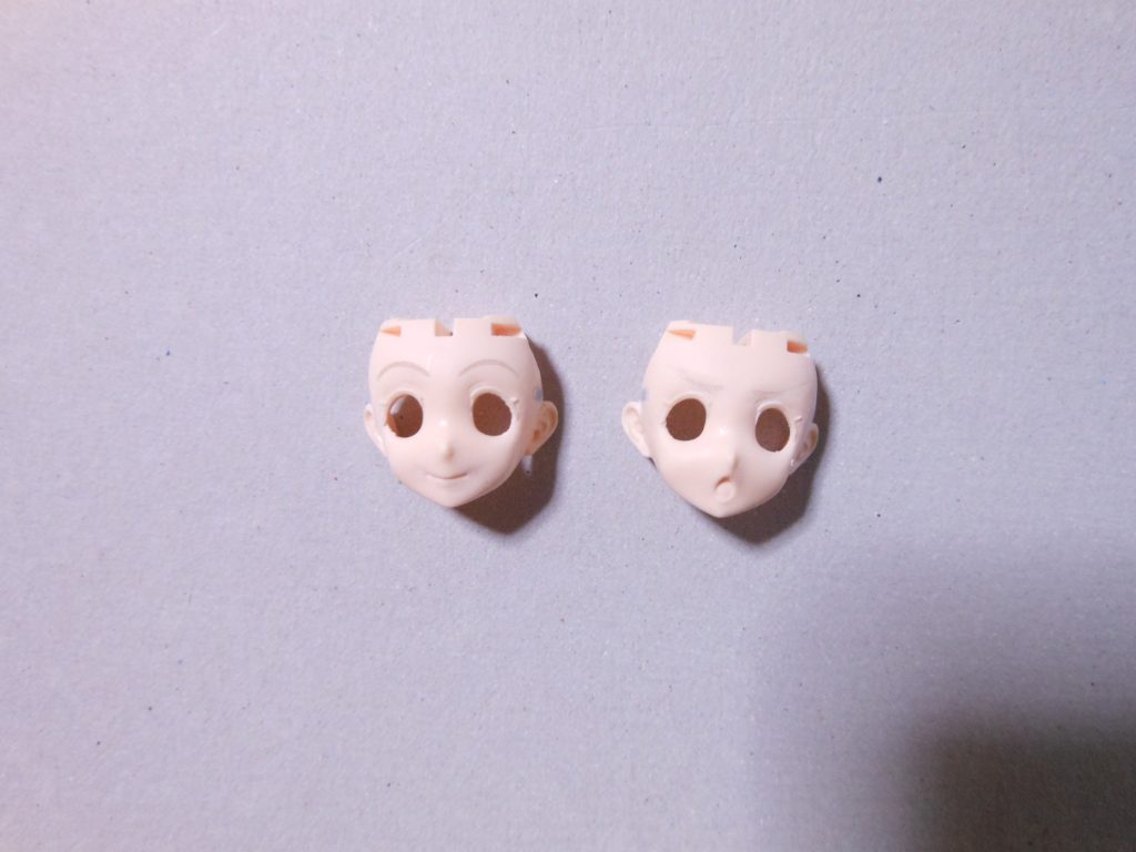 顔パーツはまつ毛や口元などを修正しています