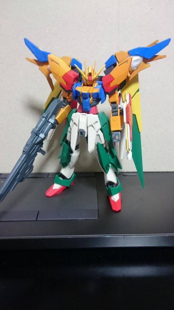 塗装前。出来れば肩もフェニーチェリナシータにしてビームマントを付けさせたかったけど…構造上合わなくて残念ですw