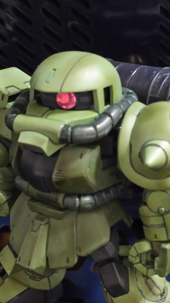 サンダーボルト風ザク–2枚目/制作者：ガンプラおばちゃん