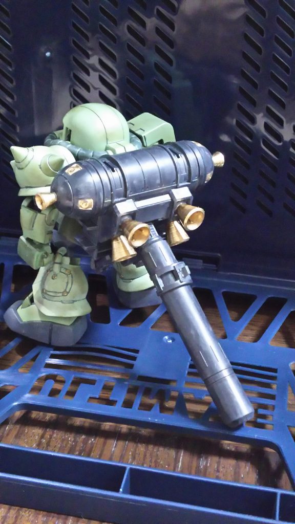 サンダーボルト風ザク–5枚目/制作者：ガンプラおばちゃん