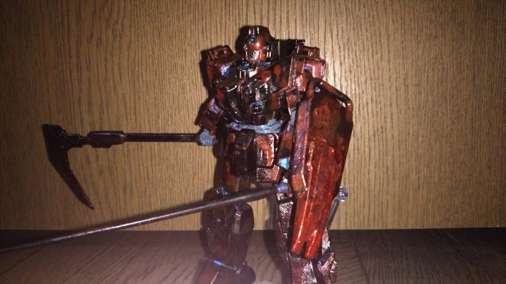 ビームサーベルの方も持たせて二刀流風に