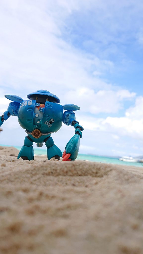 上陸してくる感じで一枚