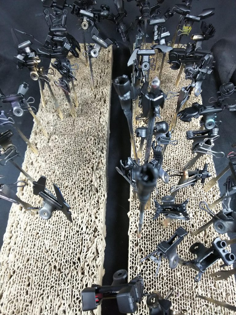 サフを吹きます。