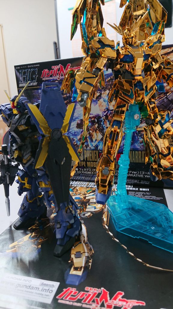 以前組んだティターンズユニコーンとのツーショット