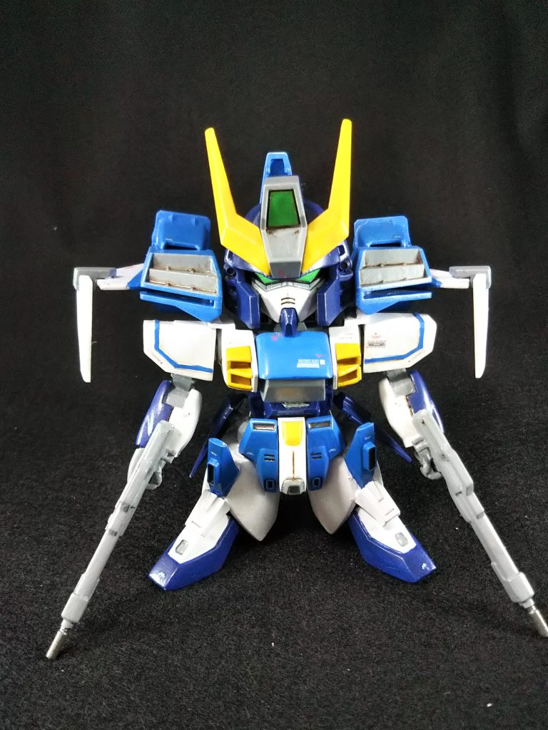 顔とフレーム  SDCSガンダム
頭部  SDエアマスター
その他  1/144