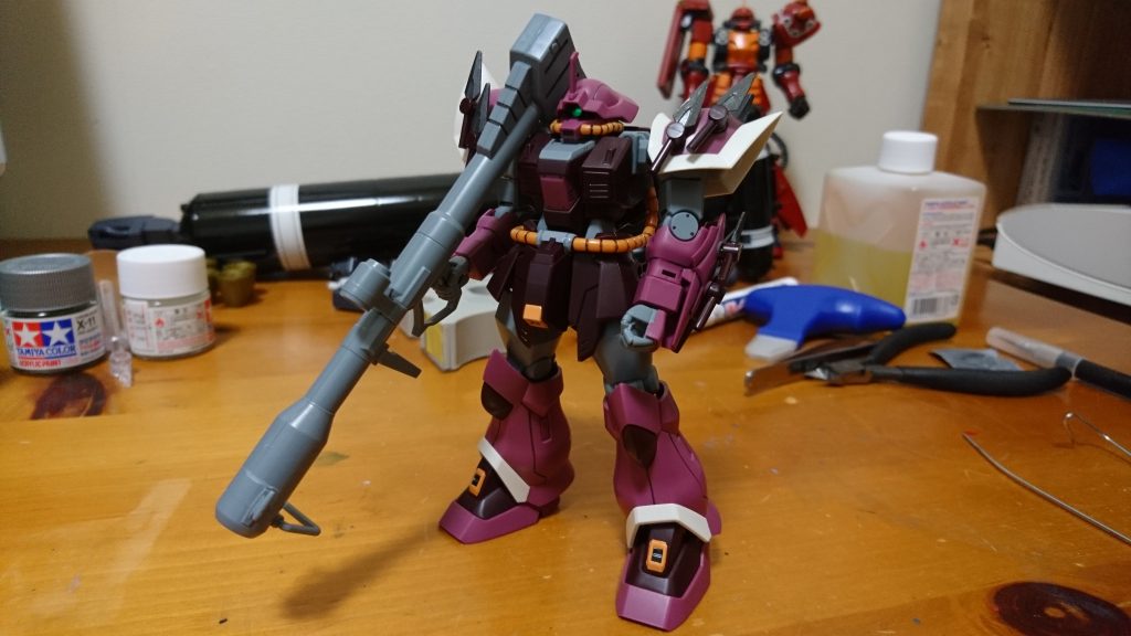 完成です！動かす際にヒート・ダートが多少ポロリしますが、それを除けば完璧といえるキットだと思います。