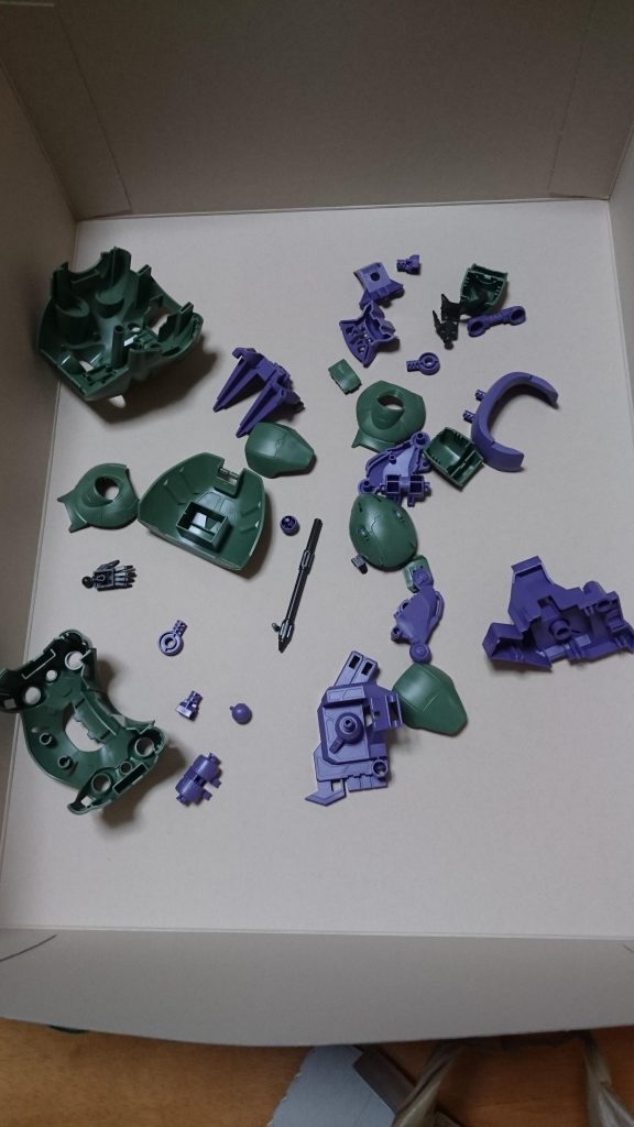 最終的な余剰パーツ