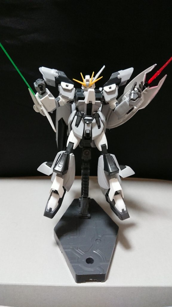 物語最初の主役にとって最後の敵であり初めて敗北を喫した敵、挙げ句の果てに頭部を奪われた。
...戦果。
GBNを利用している又は大会に出場した経験のある日本人ビルダーの情報取得。
GBN内で数千の(cpu操作)MSを使って特定のフォース、ユーザーを襲撃。
レッドインパルスの操縦者所在地発見。
病弱なレッドインパルスの操縦者を誘導する事に成功、GPDでの戦闘開始。
レッドインパルス撃破後操縦者に繋がれていた管の機能を停止させ病院前に移動させる。
人間の側近を確保。
世界規模の大会でムラサメGサード(GUNSTAに投稿済み)の他多数のMSを大破させる。
大会襲撃時ムラサメGフォースに撃破される。