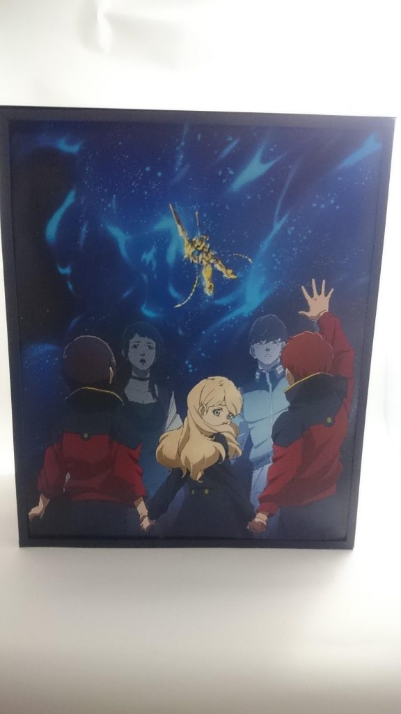 背面は寂しかったので、額縁風にしてNTのイラストを差し込んでおります。