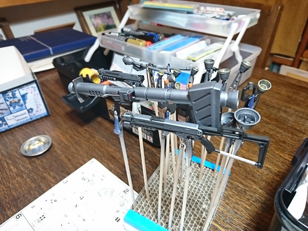 武装の配色は適度なシルバー感が出てくれたので満足です。