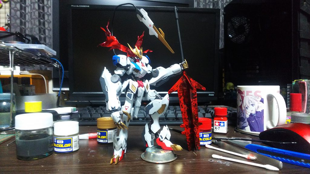 眼光を付けての1枚。
チッピングやウォッシング等の汚し前。