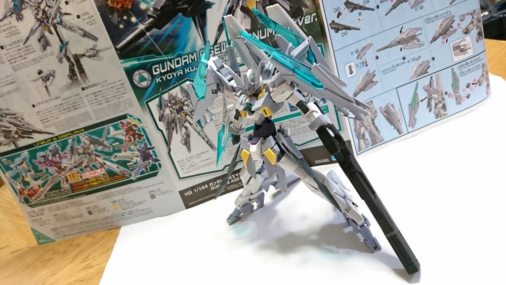 AGE3のライフルを装備。