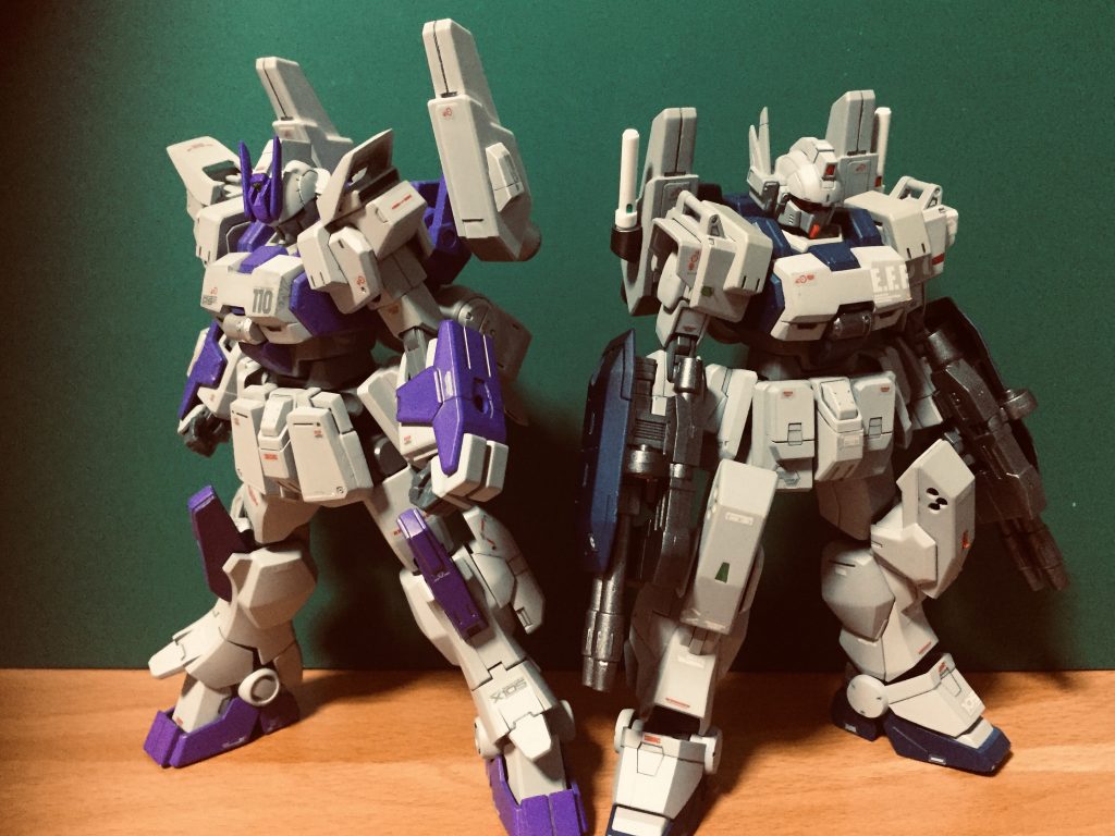 この立ち位置、好き(*´ω`*)
Ez−SR、BD3号機、陸戦(まんま1機分)が余ってるので今度こそ支援機作ると思います…?