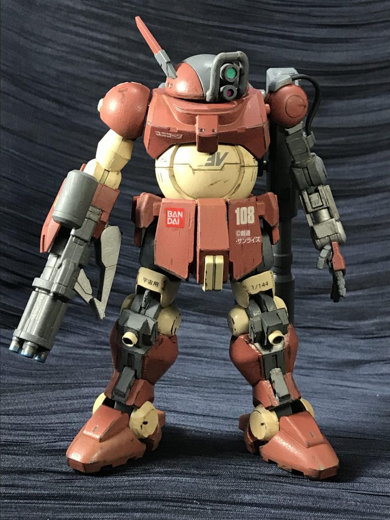 今回はブルーティッシュで行こうと始めた所徐々に欲が出てきてライトカスタムっぽくもしてしまった感じです。
前回が強くて硬そうだったので今回は何戦行けるか不安な感じにしました。