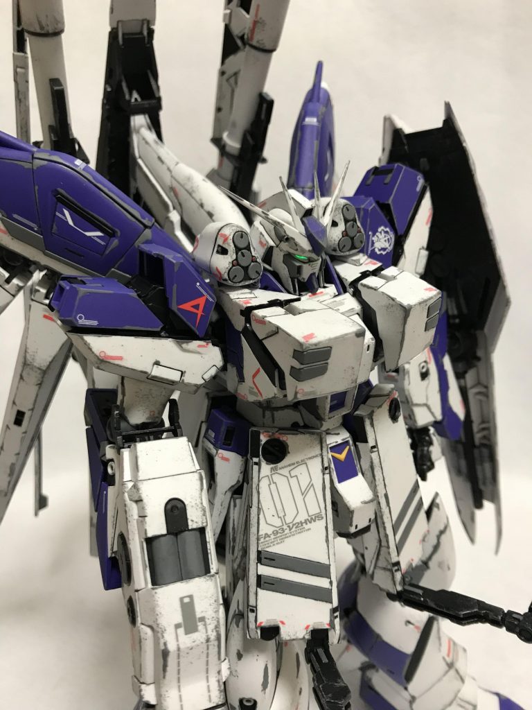 MG HI-νガンダム ver.KA FWS ウェザリング–8枚目/制作者：@gyuuuutora