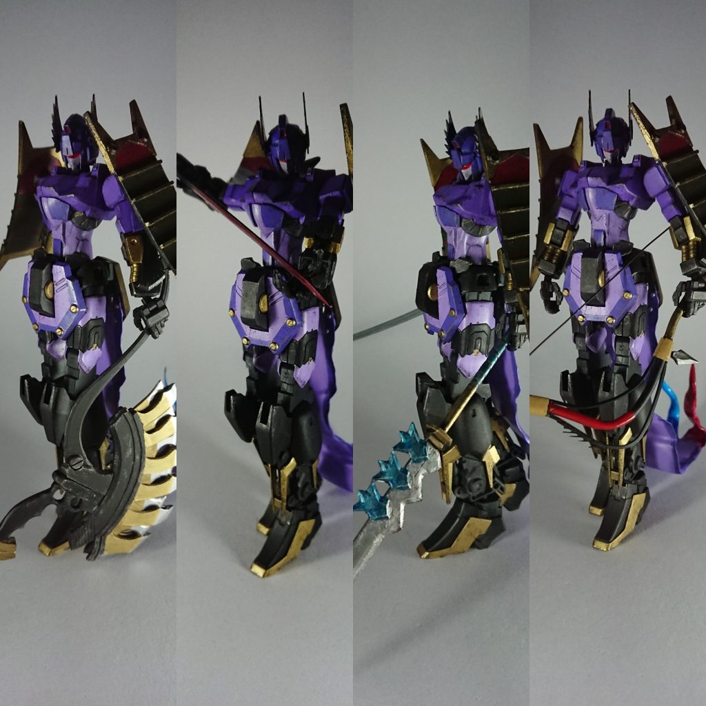 四天王の武器はほぼフルスクラッチです。