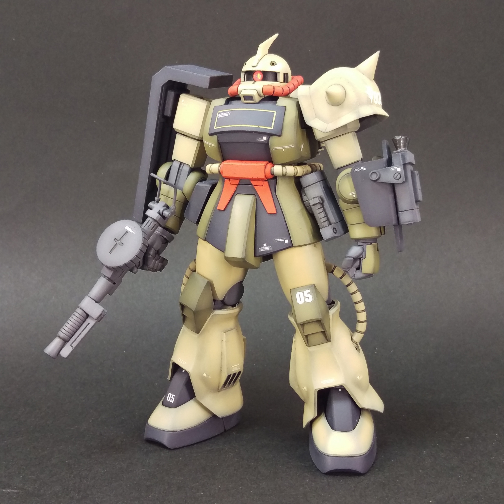 Hgucザク デザートタイプ もっちさんのガンプラ作品 Gunsta ガンスタ