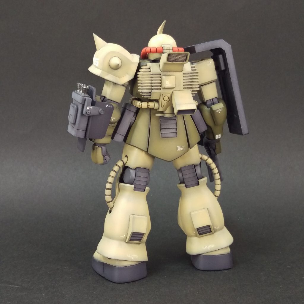 HGUCザク・デザートタイプ–2枚目/制作者：もっち
