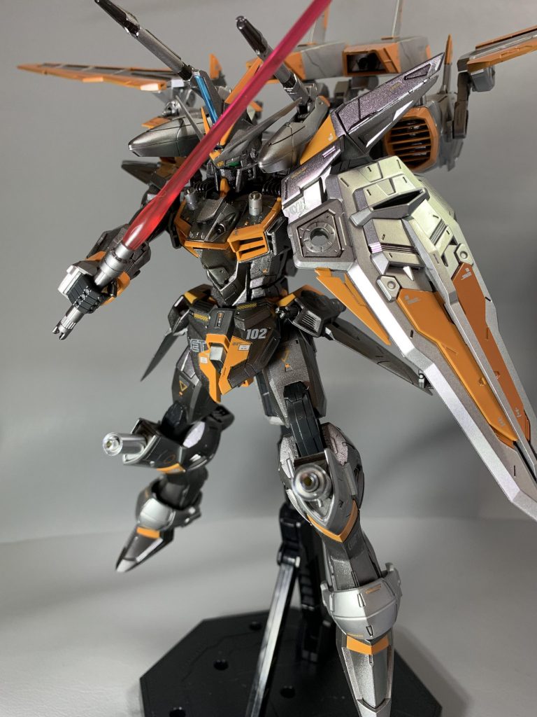 通常武装1 カラーリングはサンセットオレンジで引き締める感じに