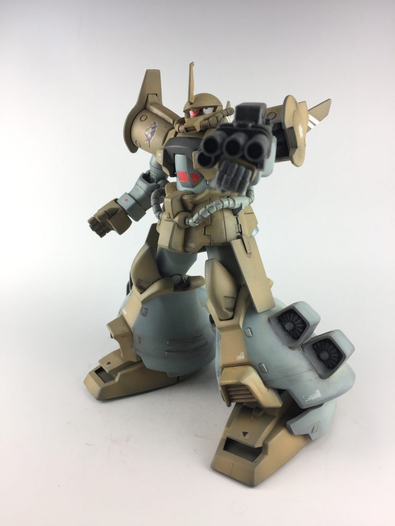 グフフライトタイプ・旧キット（グフ飛行試験型ボックスアート風）–3枚目/制作者：Osamu Kaneko