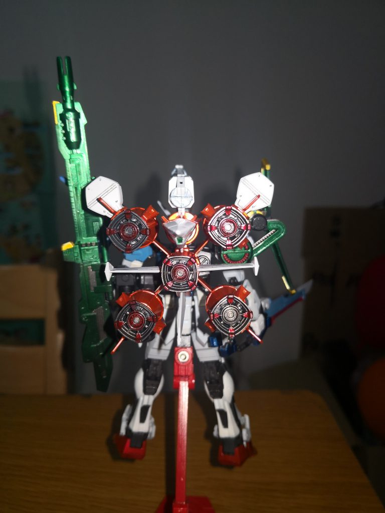 バックショット。バーニアはメタル化したかったのですが、時間の都合上取り敢えず塗り分けだけで。