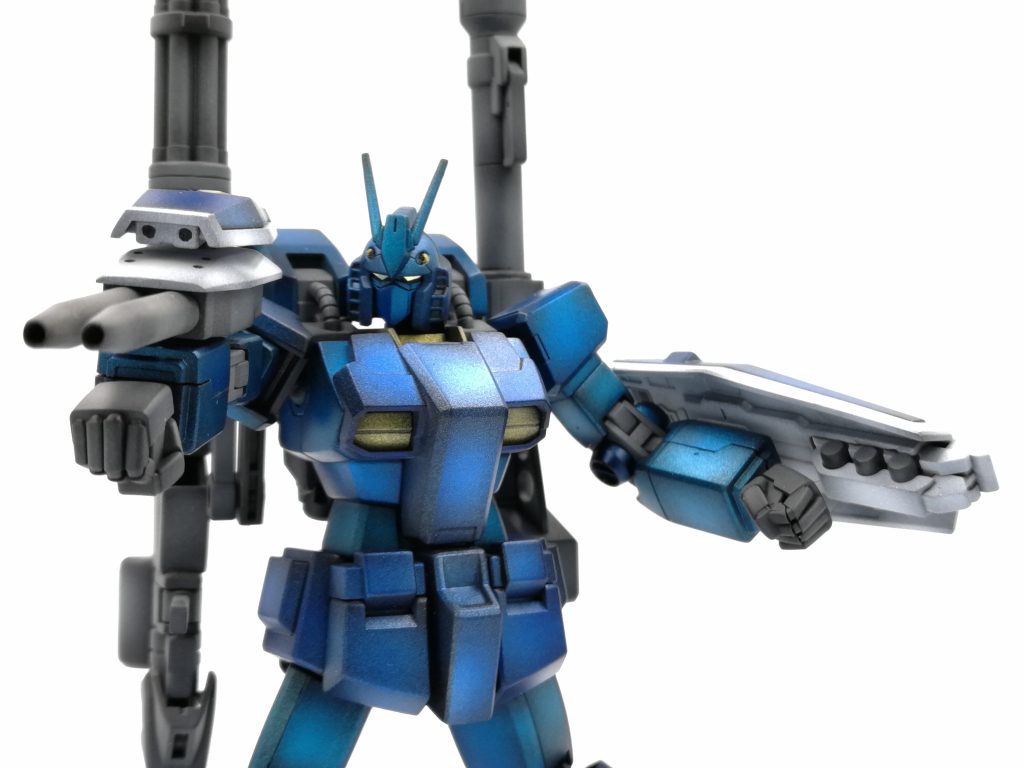 ·頭部バルカン
元のレッドウォーリアの装備です。
·2連ビームライフル
パーフェクトガンダム繋がりでフルアーマーガンダムのをモチーフに装備。
·シールドバルカン
こちらも元のレッドウォーリアのままです。
·ハンドグレネード
パーフェクトガンダム繋がりで、パーフェクトガンダムのシールド裏のグレネードをモチーフに装備してます。
戦場に応じて中身を閃光弾やペイント弾に変更して出撃します。