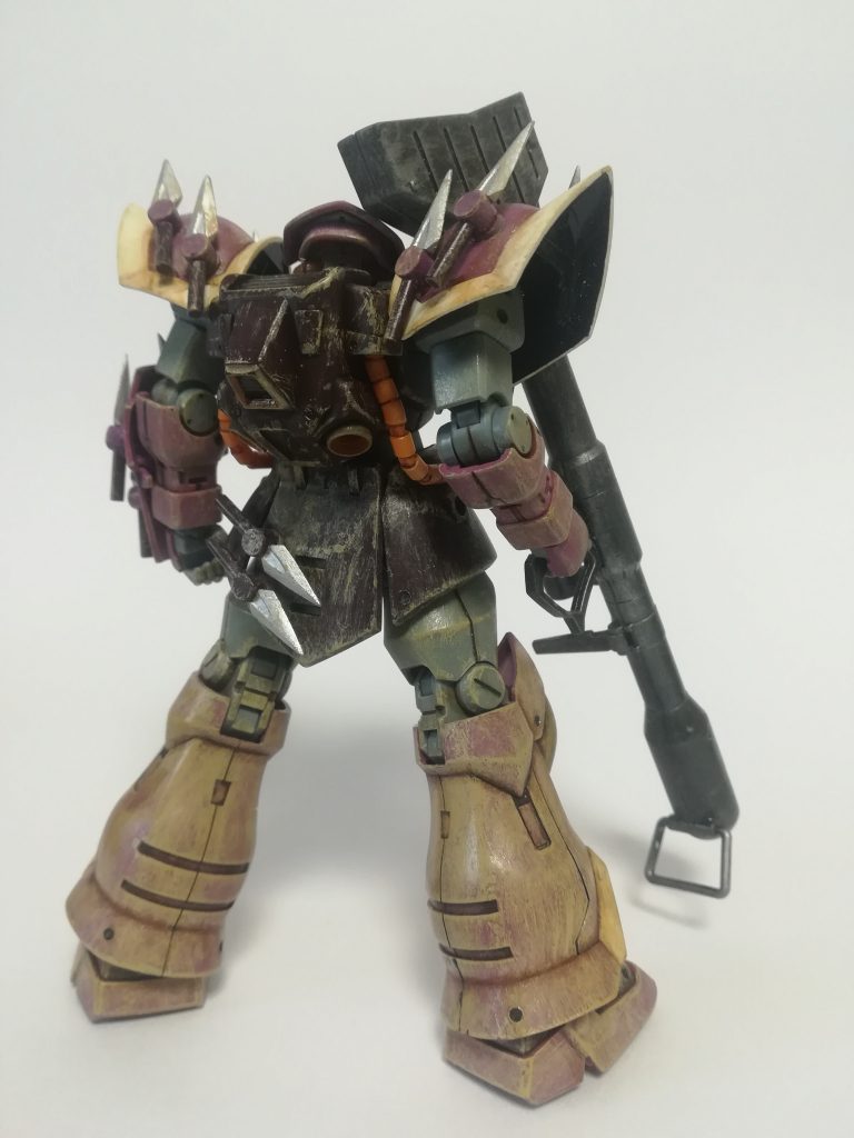 トリントンでの戦闘を意識して汚しを施しています。