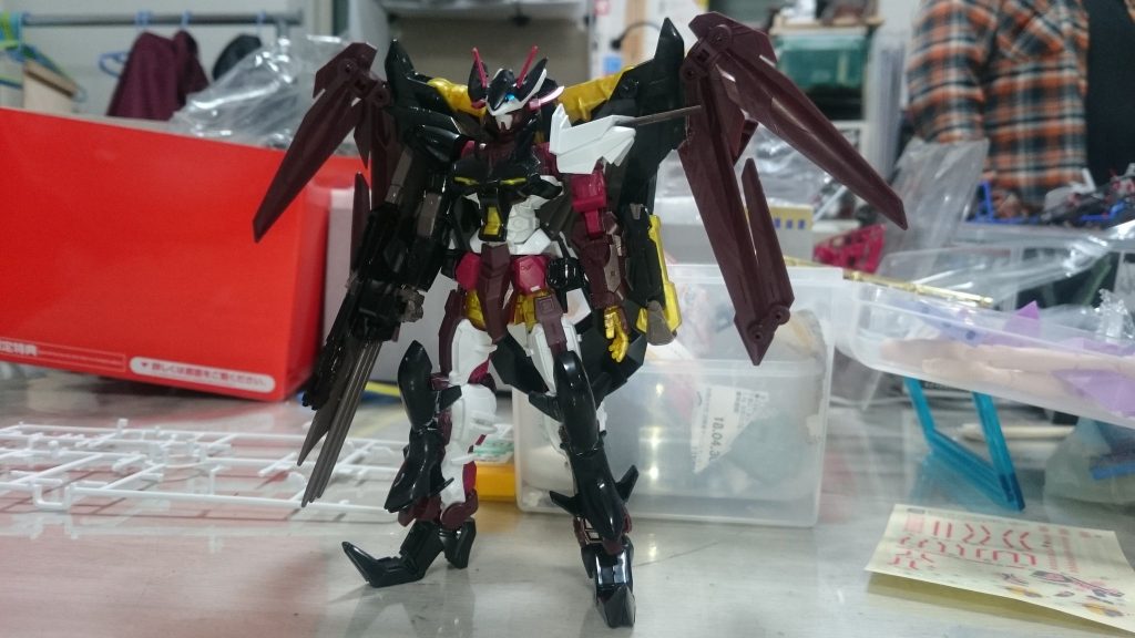 塗装前です。ノーネイムとアマツがうまいこと混ぜれたかな～と思ってます。