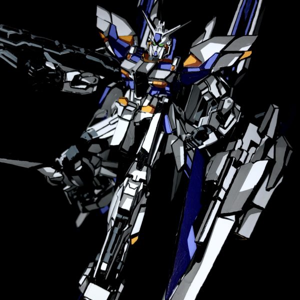 1/144 ガンダム デルタカイ アニメイラスト風模型