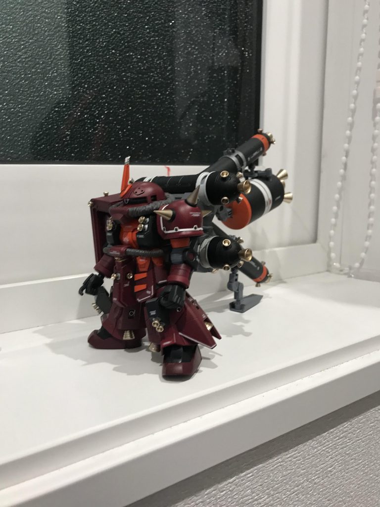 武器ついてないと何ともスッキリ!
こう見るとちょっとあずき色が強すぎたかも・・
今更なのでもう済んだことは忘れましたw