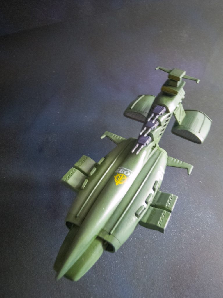 ところでムサイって結局どこがモビルスーツデッキで、どこにクルーは寝泊まりしてるんでしょうね。永遠の謎です。