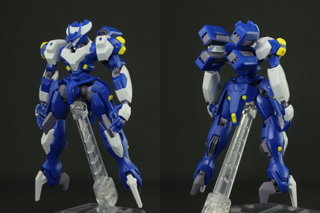 ## パチ組み状態
ご覧の通り、基本的には色分けされているものの顔などは真っ白ですね