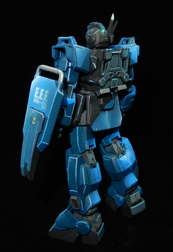 HGUC ブルーディスティニー１号機　イラスト風塗装–5枚目/制作者：今日