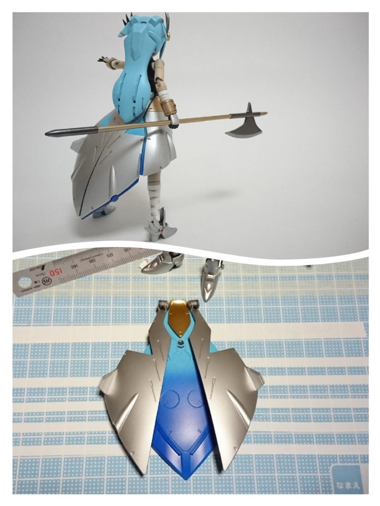 バックショット。実は内側がグラデーションになっています。