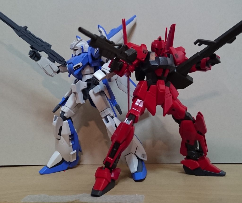 アムロのゼータプラスとツーショット